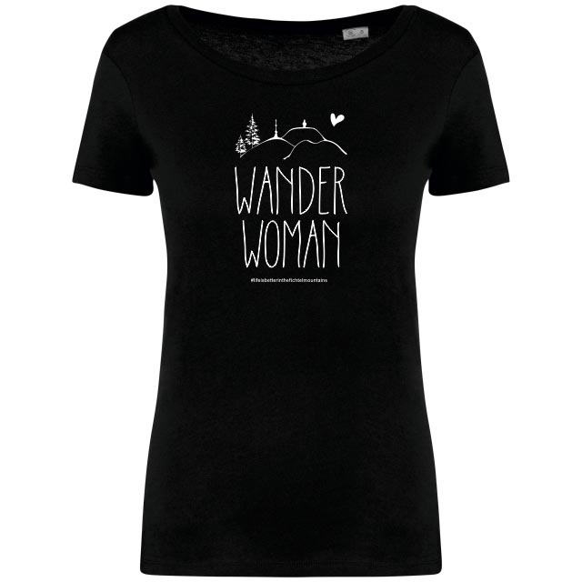 "WANDERWOMAN-Fichtelsachen" - BIO T-Shirt Damen