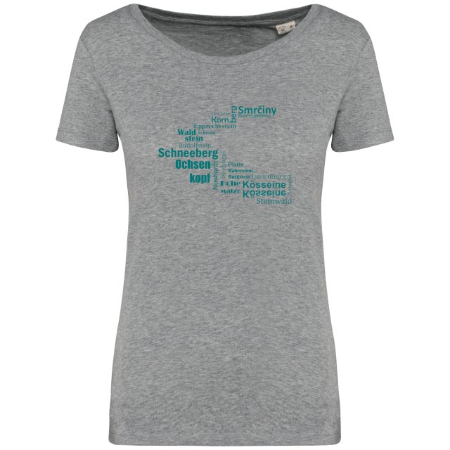 “Hufeisen – Fichtelsachen” – ICONIC BIO T-Shirt Damen