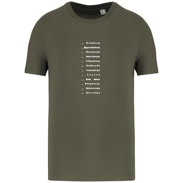 "Fichtel to-do-Liste - Fichtelshirt" - ICONIC BIO T-Shirt Unisex