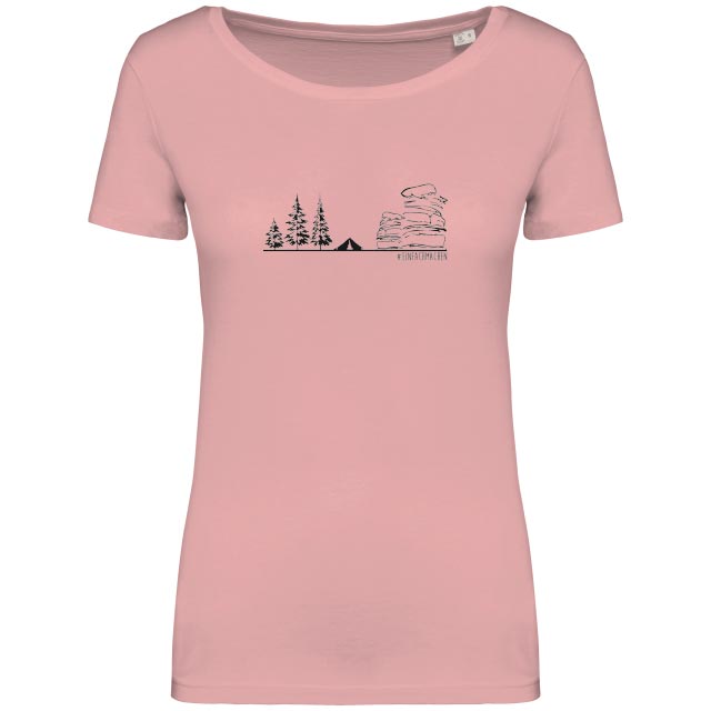 "#einfachmachen ZELT- Fichtelsachen" - ICONIC BIO T-Shirt Damen