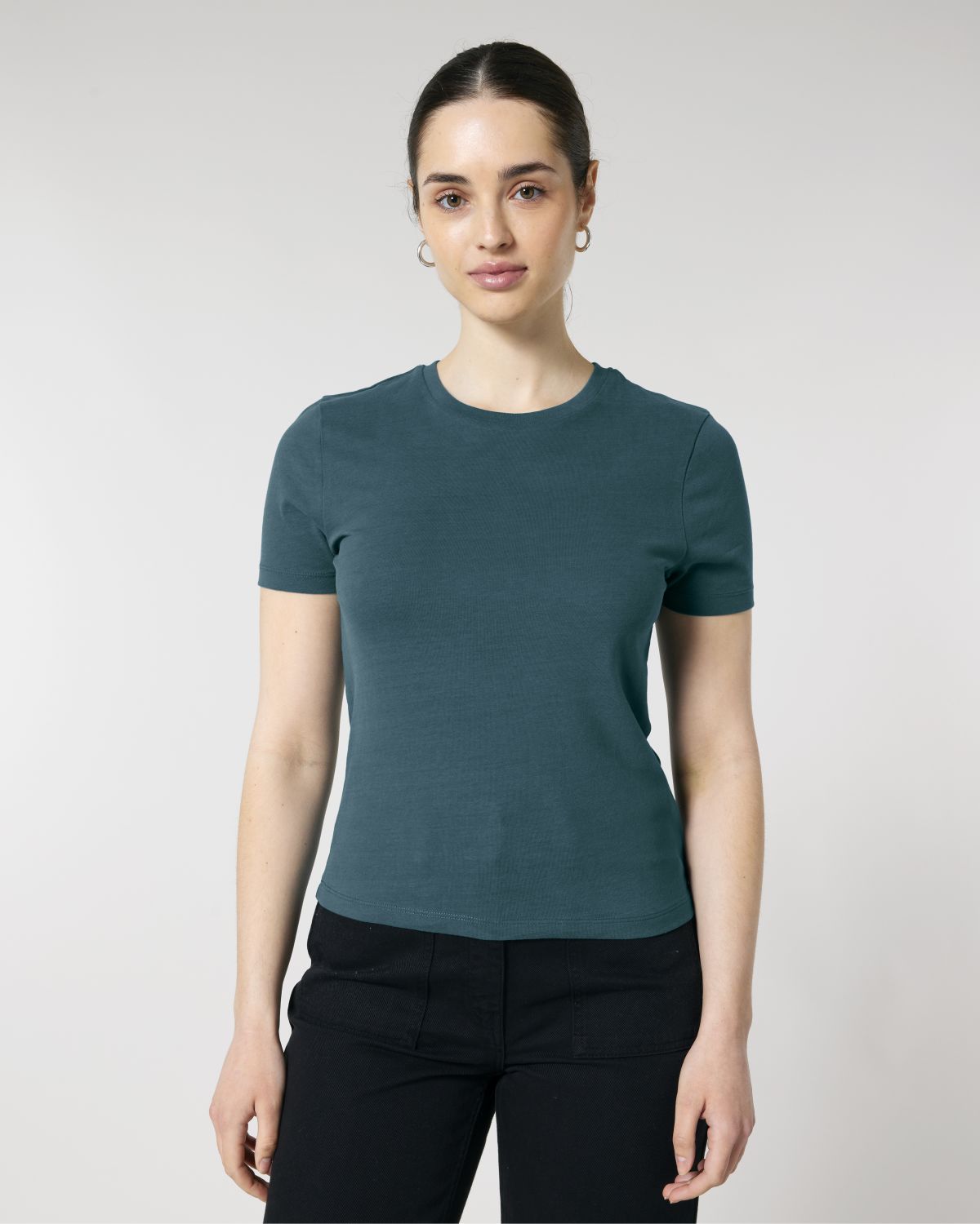 BIO FITTED-T-SHIRT, LADIES