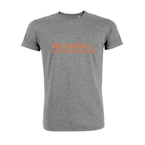 "life is better in the fichtelmountains - Fichtelsachen" - Shirt Unisex