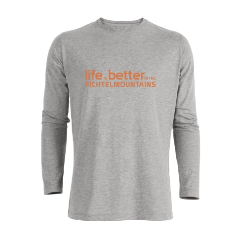 "life is better in the fichtelmountains - Fichtelsachen" - Shirt Damen